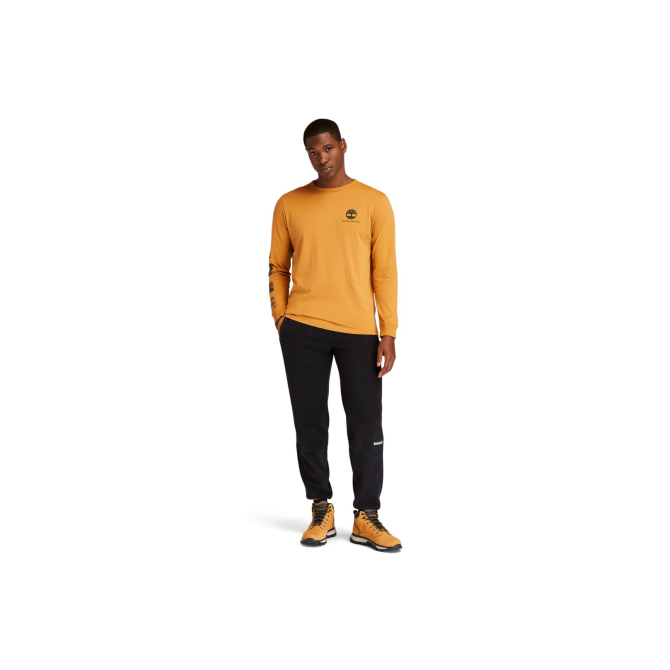 Мъжка тениска с дълъг ръкав Men's Wind, Water, Earth & Sky™ Long-Sleeve T-Shirt in Yellow TB0A23VMP47 06