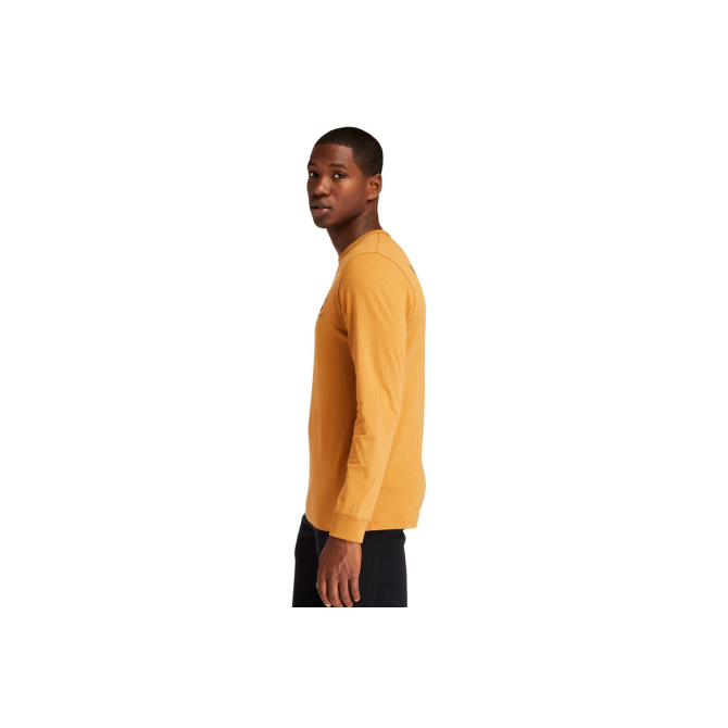 Мъжка тениска с дълъг ръкав Men's Wind, Water, Earth & Sky™ Long-Sleeve T-Shirt in Yellow TB0A23VMP47 02