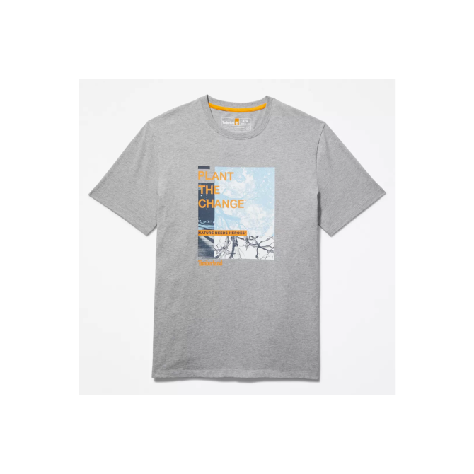 Мъжка тениска Men's Nature Needs Heroes™ Front-Graphic T-Shirt in Grey TB0A26SG052 01
