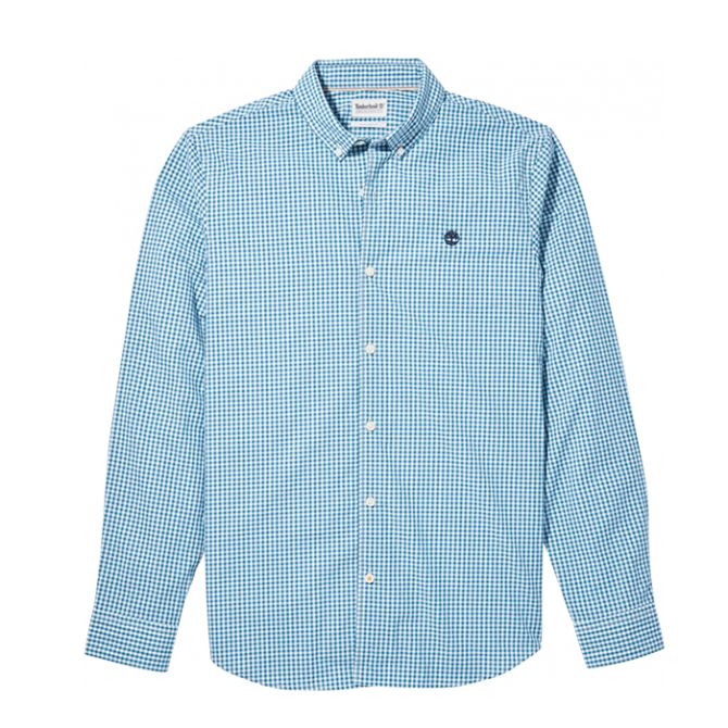Мъжка риза Suncook River Gingham Shirt for Men in Blue TB0A2BQ5G97 01