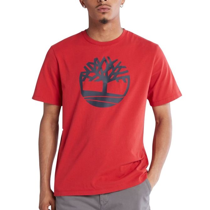Мъжка тениска Kennebec River Tree Logo T-shirt for Men in Red TB0A2C2RCA1 01