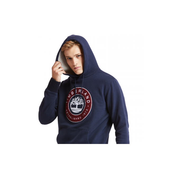 Мъжко горнище Little Cold River Hoodie for Men in Navy TB0A2CQD433 03