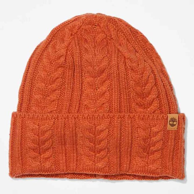 Дамска шапка Prescott Park Cabled Beanie for Women in Orange TB0A2P42643 01