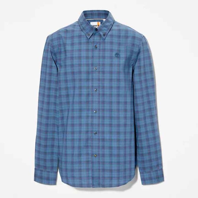 Мъжка риза Eastham River Stretch Check Shirt for Men in Blue TB0A5URHCZ6 01