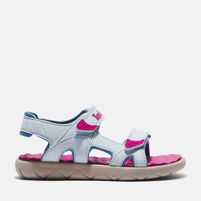 Юношески сандали Perkins Row Double-strap Sandal for Junior in Pink/Blue TB0A5WEMDU2 01