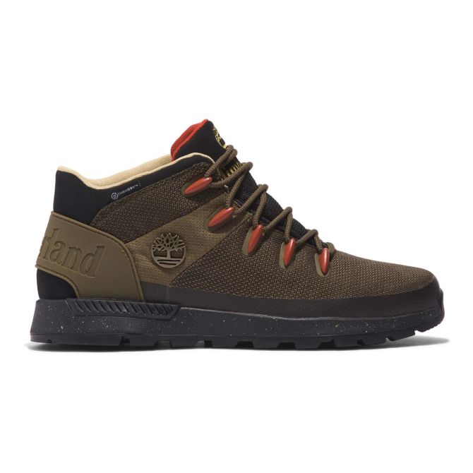 Мъжки обувки Timberland Sprint Trekker Mid Fabric WaterProof Boots Olive Green TB0A61SC327 01