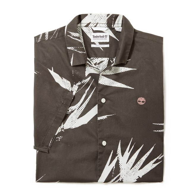 Мъжка риза Suncook River Print Shirt for Men in Dark Green