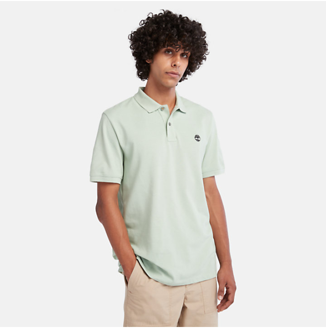 Мъжка тениска Millers River Pique Polo Shirt for Men in Light Green