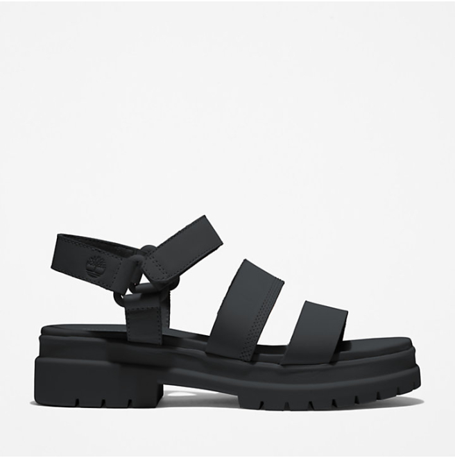 Дамски сандали London Vibe Ankle-Strap Sandal for Women in Black