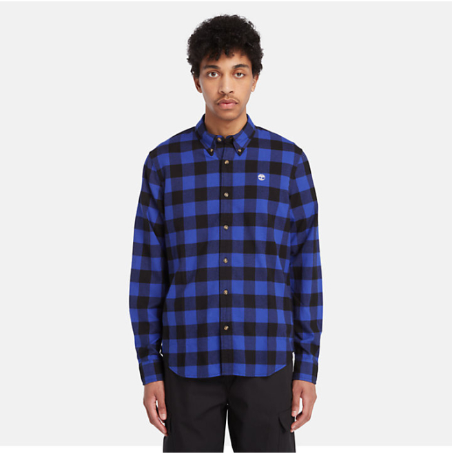 Мъжка риза Mascoma River Long-Sleeve Check Shirt for Men in Blue