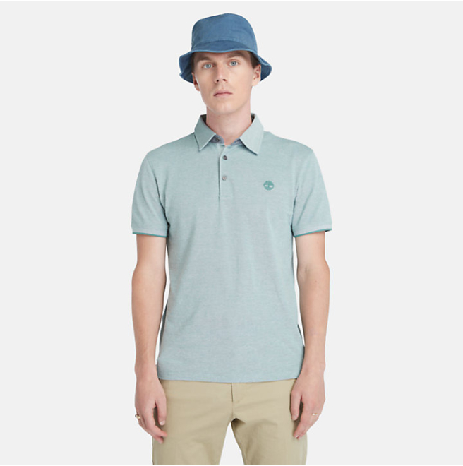 Мъжка тениска Baboosic Brook Oxford Polo for Men in Teal