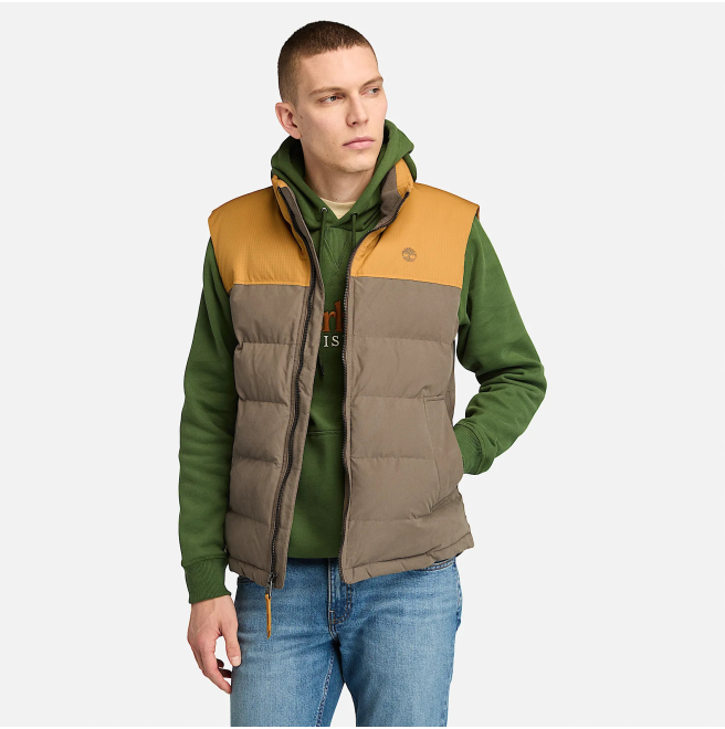 Мъжки елек Welch Mountain Durable Water-Repellent Puffer Vest for Men in Yellow/Brown