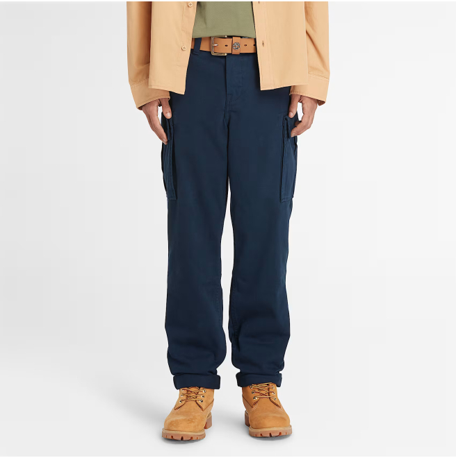 Мъжки панталон Brookline Twill Cargo Trousers for Men in Dark Blue