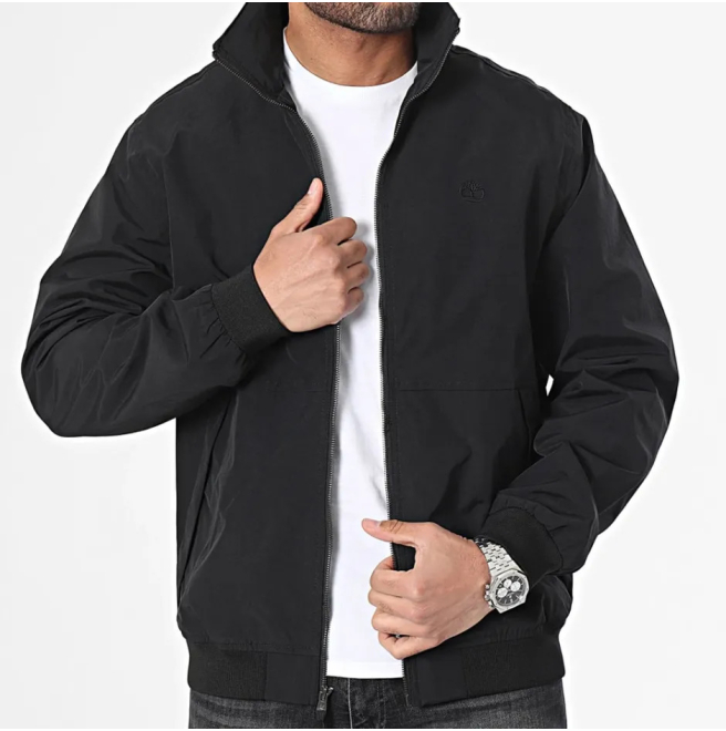 Мъжко яке Water-Resistant Bomber Jacket for Men in Black