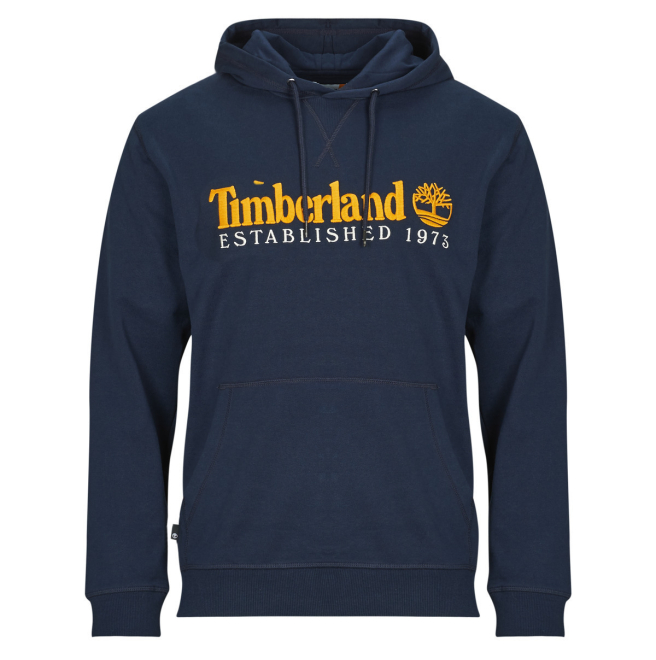 Мъжко горнище ESTABLISHED 1973 Embroidered Logo Loopback Hoodie DARK SAPPHIRE