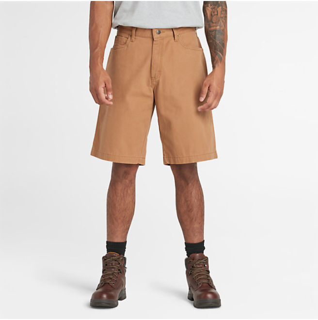 Мъжки шорти Men's Timberland PRO® Son-Of-A-Short Canvas Work Short in Dark Wheat