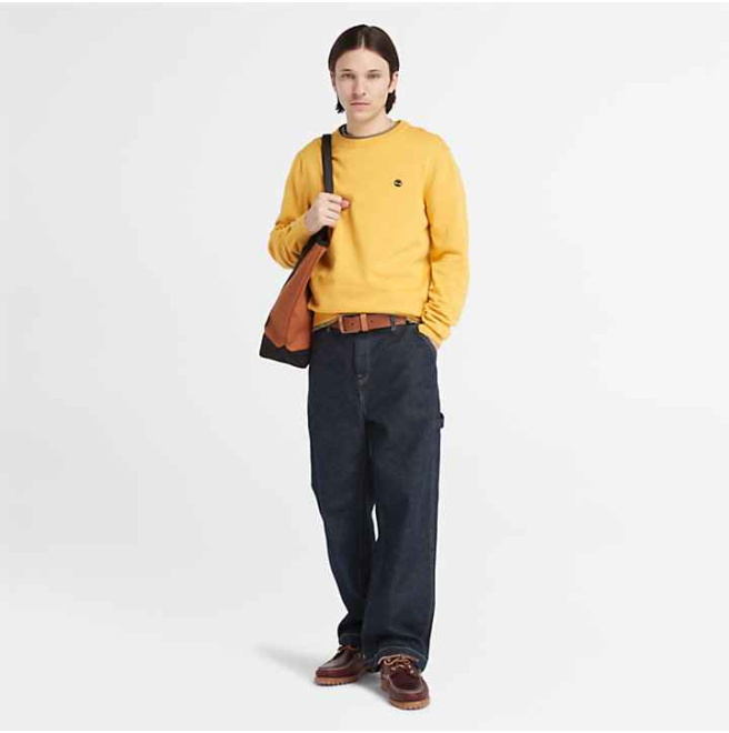 Мъжки пуловер Williams River Crewneck Jumper for Men in Yellow