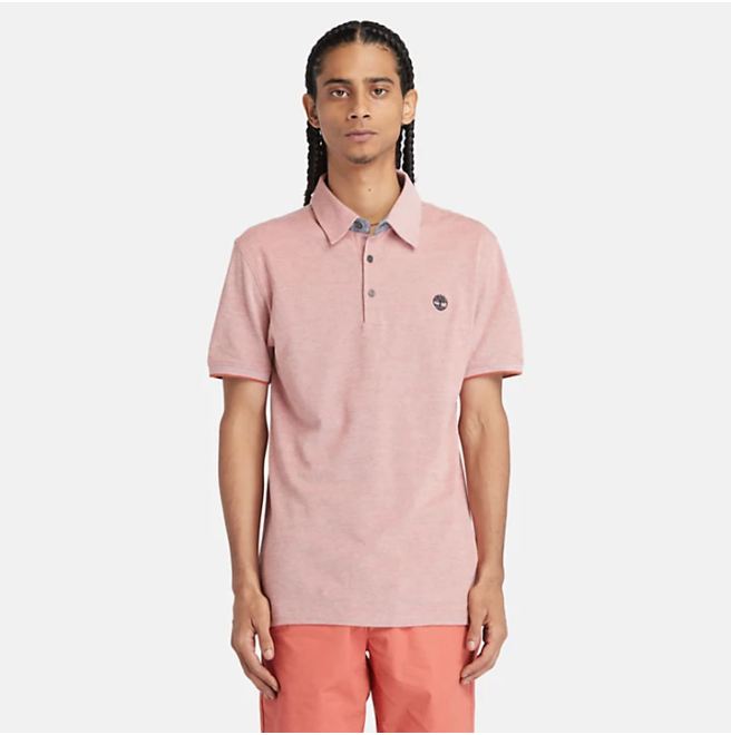 Мъжка тениска Baboosic Brook Oxford Polo for Men in Red