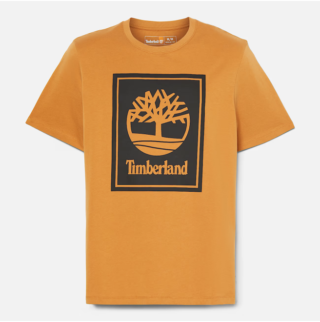 Мъжка тениска Kennebec River Tree Logo T-shirt for Men in Yellow