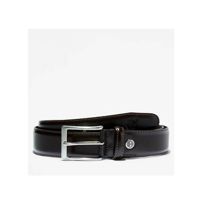 Мъжки колан Classic Squared Buckle Belt for Men in Brown