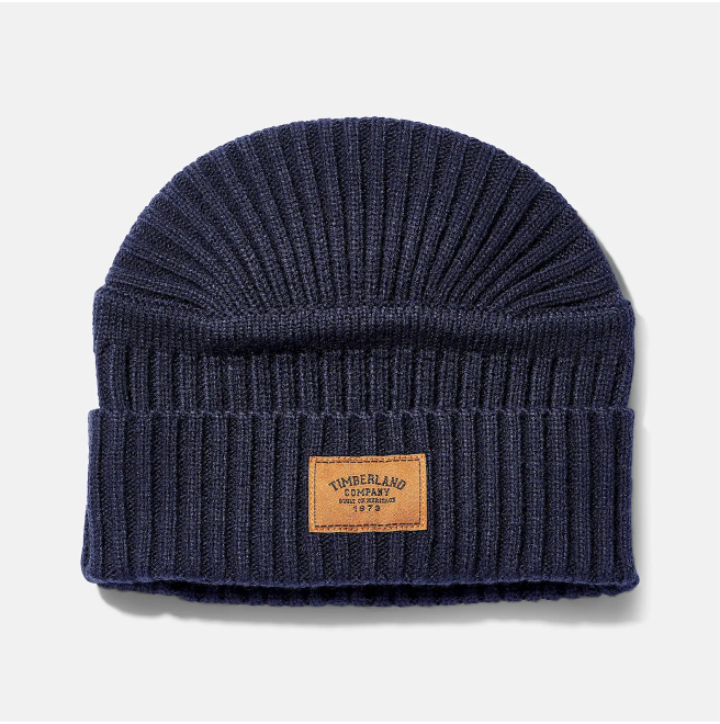 Унисекс шапка Gulf Beach Ribbed Beanie for Men in Dark Blue