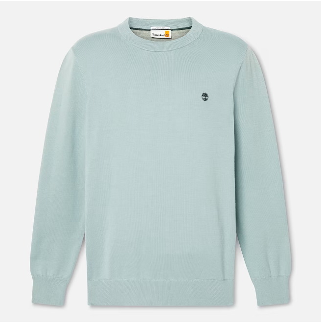 Мъжка блуза WILLIAMS RIVER Cotton YD Sweater SILVER BLUE