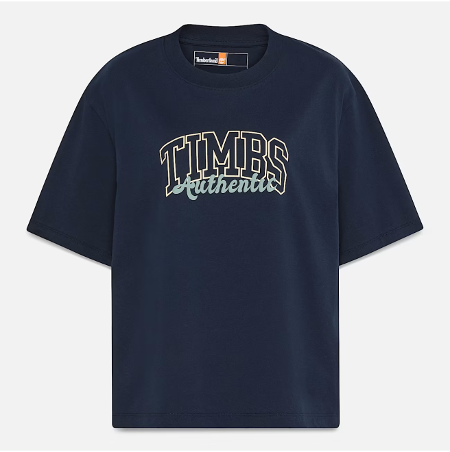 Дамска тениска Varsity Graphic Short-Sleeve Tee DARK SAPPHIRE