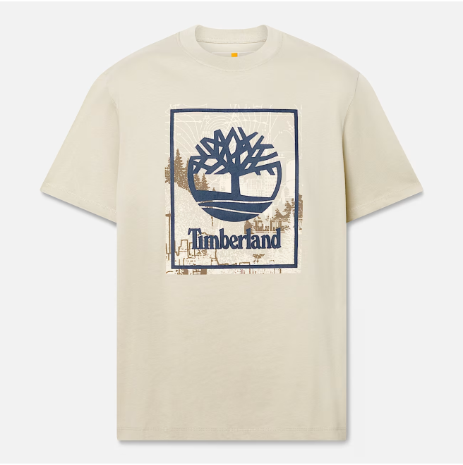 Мъжка тениска Front Seasonal Stack Logo Graphic Tee ISLAND FOSSIL