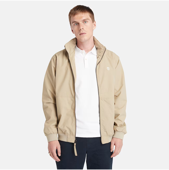 Мъжко яке Waterproof Bomber Jacket for Men in Beige