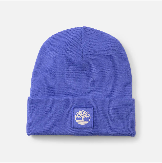 Дамска шапка All Gender Cuffed Beanie With Tonal Patch in Blue