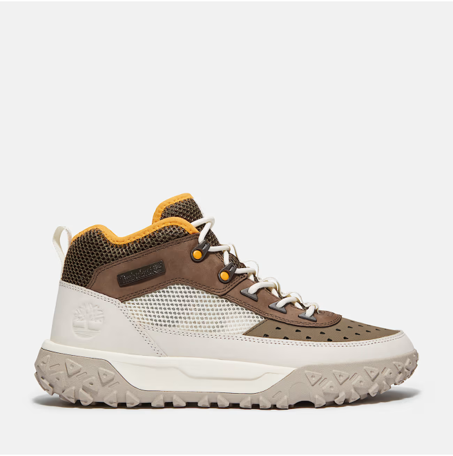 Мъжки обувки GreenStride Motion 6 MID LACE UP SNEAKER MEDIUM BROWN NUBUCK