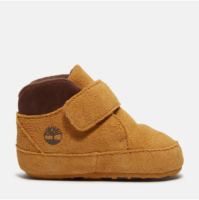 Детски обувки CRIB BOOTIE MID HOOK & LOOP BOOT WHEAT SUEDE